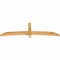 Ekena Millwork Bellingham Rough Sawn Timber Gable Bracket, Western Red Cedar, 84"W x 24"H x 4"D x 4"F, 7/12 Pitch GBW084X24X0404BEL00RWR - alternate 5